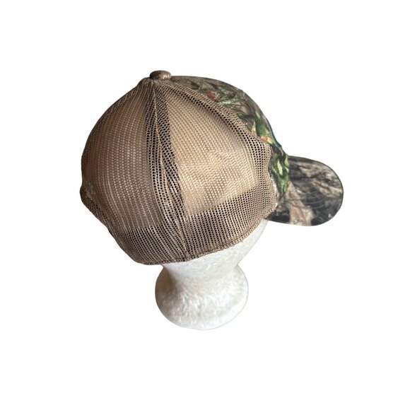 Mossy Oak Camouflage Adjustable Trucker Hat With Mesh Back & Embroidered Logo Ou - Picture 4 of 8